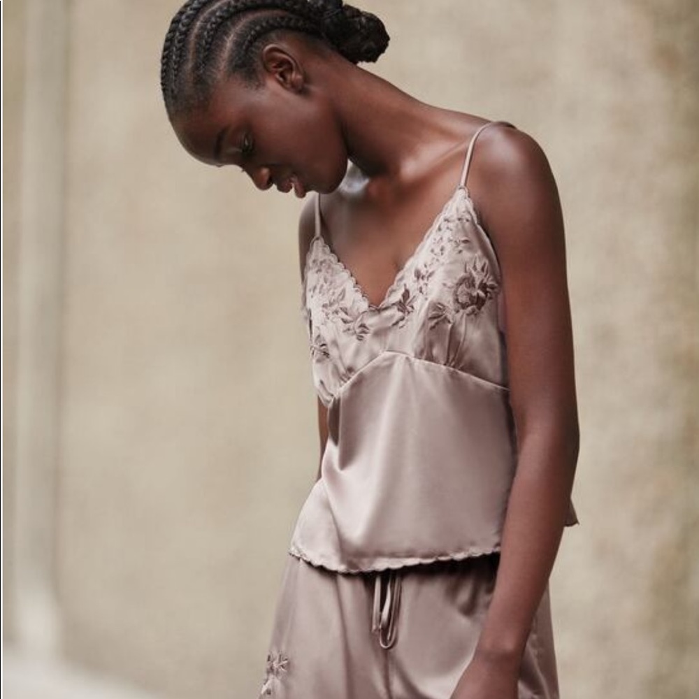 Zara silk camisole
